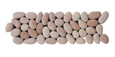 pebble border__2cm – 3cm Tickness. 1cm Pink.