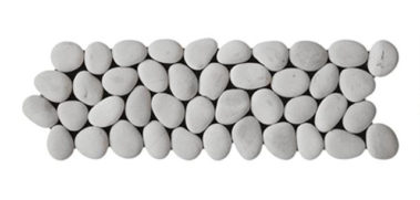pebble border__2cm – 3cm Tickness. 1cm White.