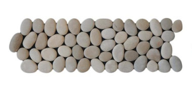 pebble border__2cm – 3cm Tickness. 1cm tan.