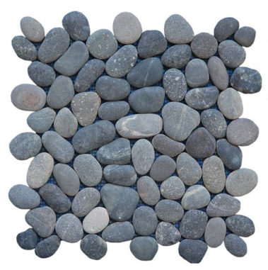 pebble__3cm – 5cm Tickness. 1.2cm black.