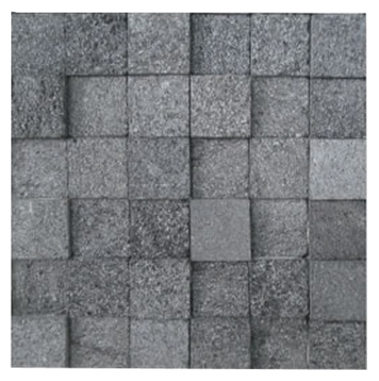 CUBICAL BLACK LAVA 5x5_30x30cm