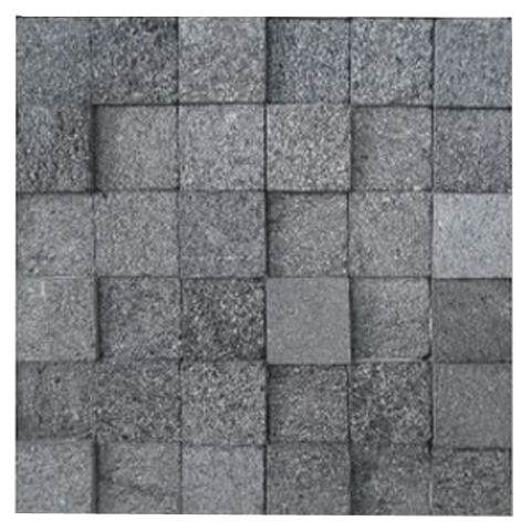 CUBICAL BLACK LAVA 5x5_30x30cm