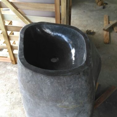 River Stone Pedestal Sinks (2)