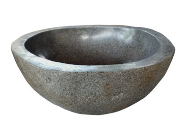 Waschbecken Flusstein - Vasque Pierre - River Stone Outside Full Polish