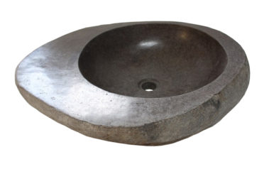 Waschbecken l Vasque Naturstein Flusstein Bowl River Stone (3)