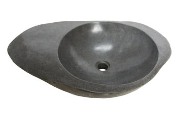 Waschbecken l Vasque Naturstein Flusstein Bowl River Stone (4)