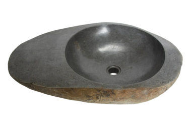 Waschbecken l Vasque Naturstein Flusstein Bowl River Stone (6)