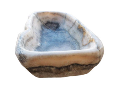 Waschbecken l Vasque l Lavabo l Natural Onyx Erosion Outside Full Polish (1)