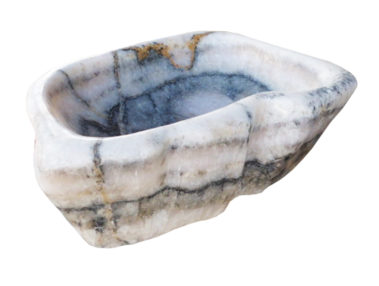 Waschbecken l Vasque l Lavabo l Natural Onyx Erosion Outside Full Polish (3)