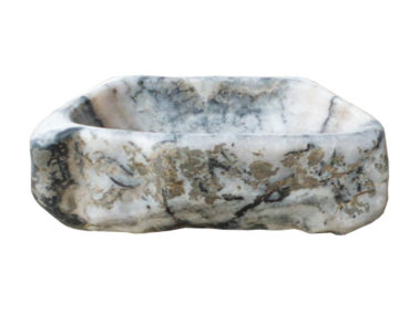 Waschbecken l Vasque l Lavabo l Natural Onyx Erosion Outside Full Polish